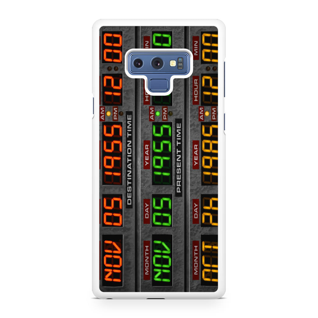 Back To The Future Time Circuits Galaxy Note 9 Case