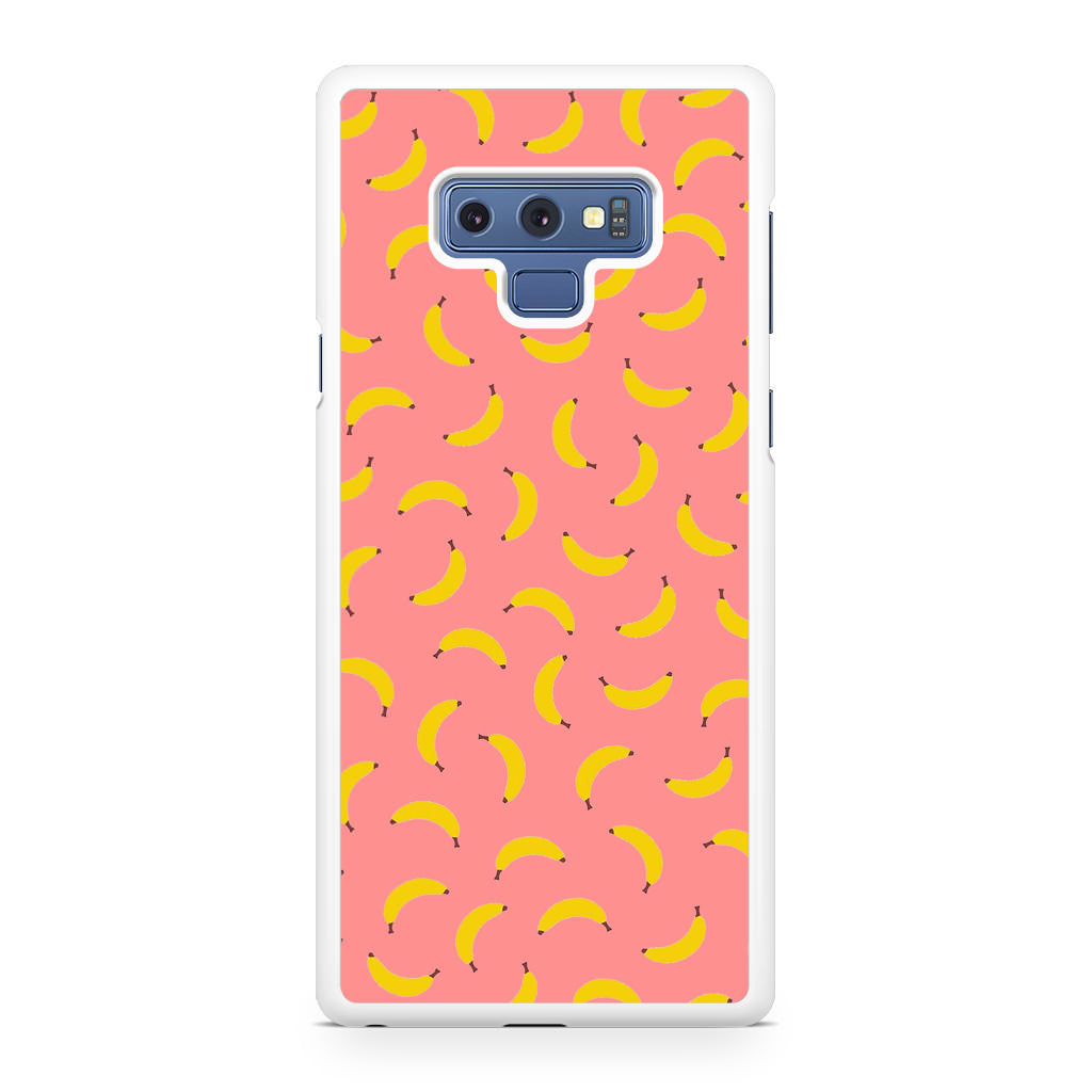 Bananas Fruit Pattern Pink Galaxy Note 9 Case