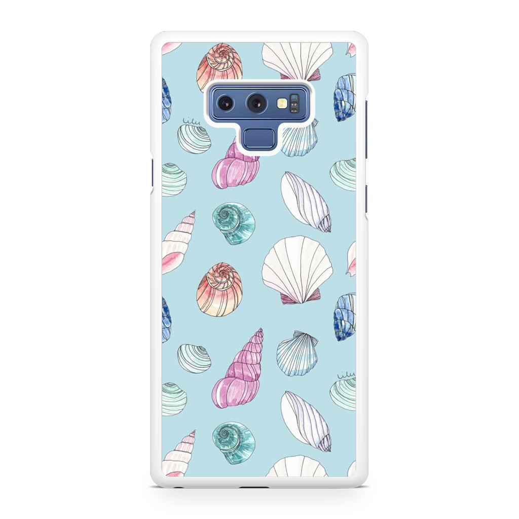 Beach Shells Pattern Galaxy Note 9 Case