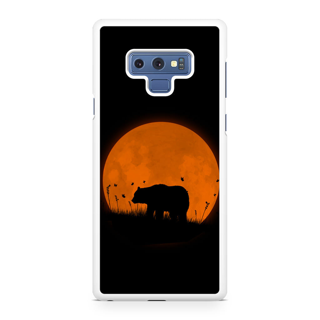 Bear Silhouette Galaxy Note 9 Case