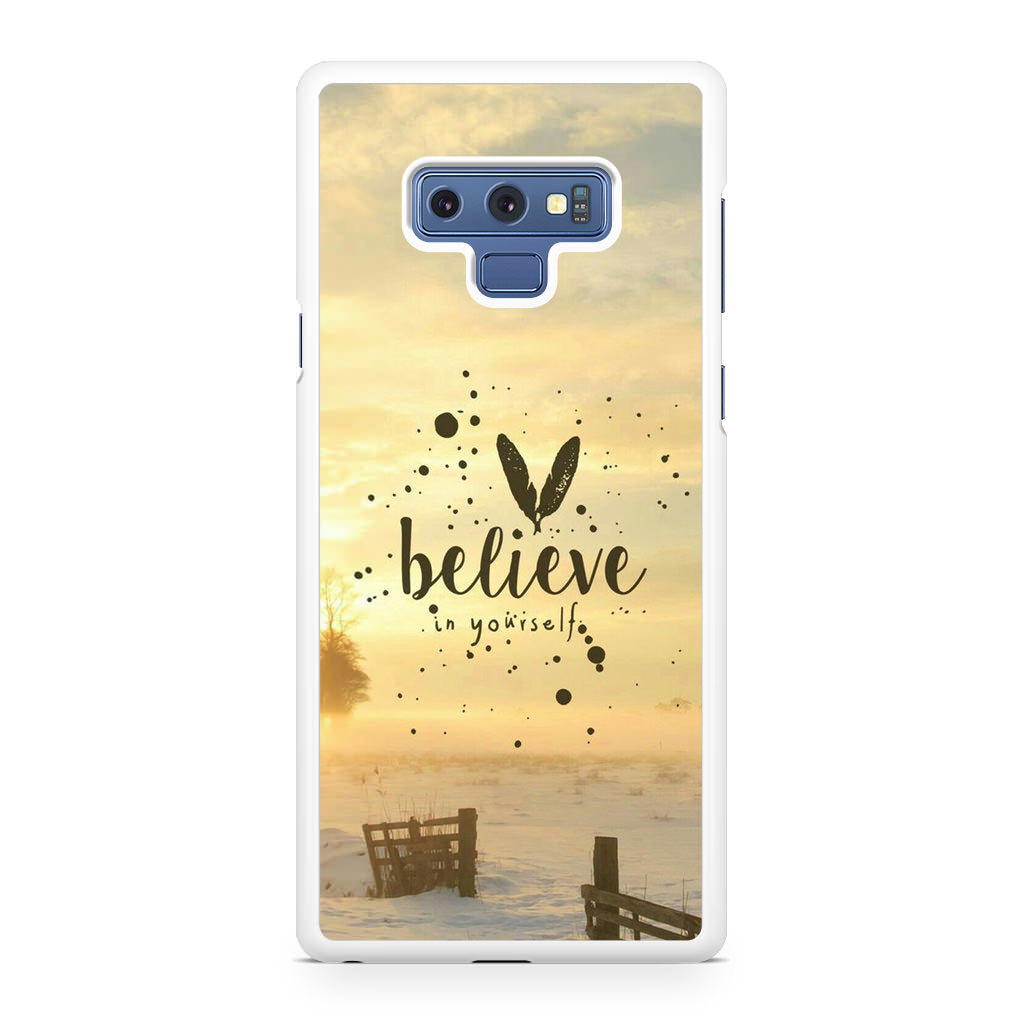 Believe in Yourself Galaxy Note 9 Case