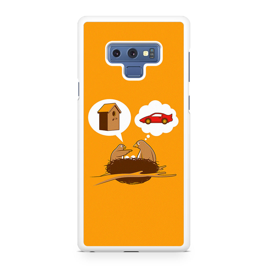 Bird Life Priorities Galaxy Note 9 Case