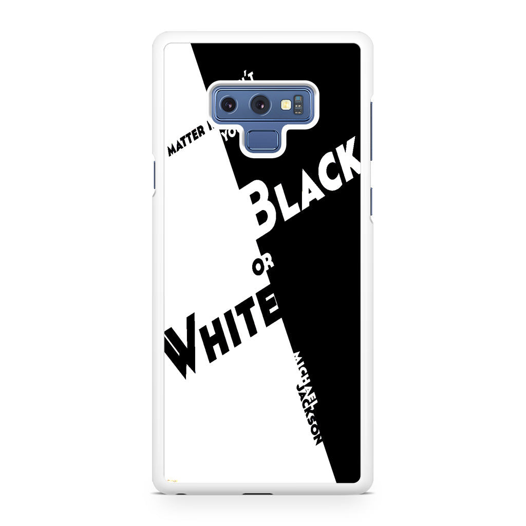 Black Or White Michael Jackson Galaxy Note 9 Case