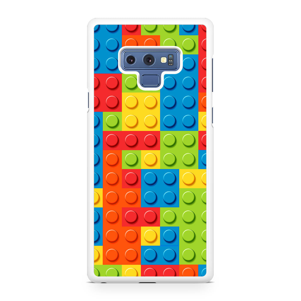 Blocks Rainbow Pattern Galaxy Note 9 Case