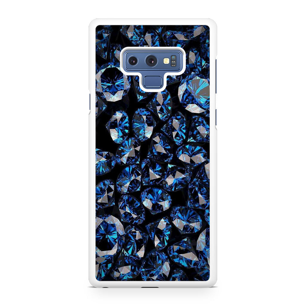 Blue Diamonds Pattern Galaxy Note 9 Case