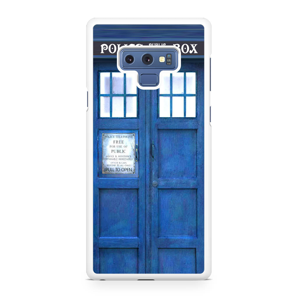 Blue Police Call Box Galaxy Note 9 Case