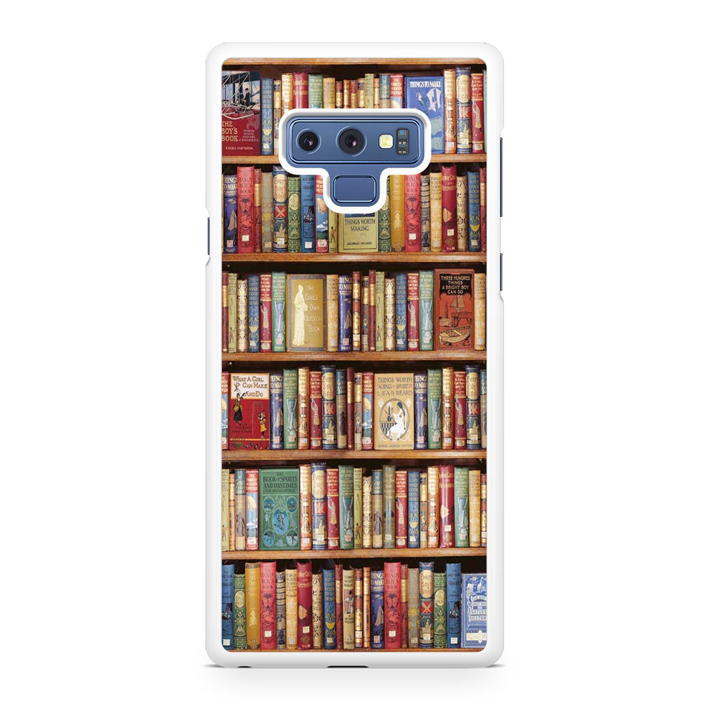 Bookshelf Library Galaxy Note 9 Case