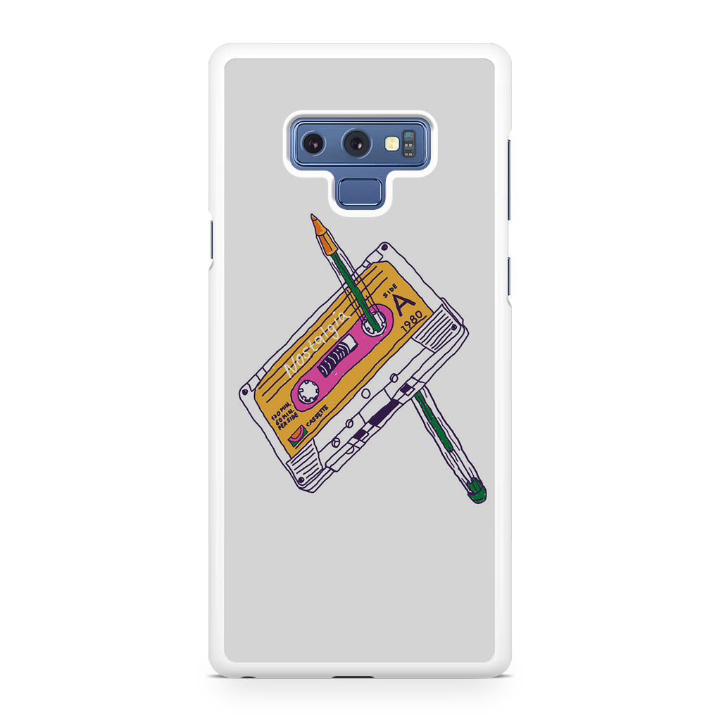 Cassete Tape Old Galaxy Note 9 Case