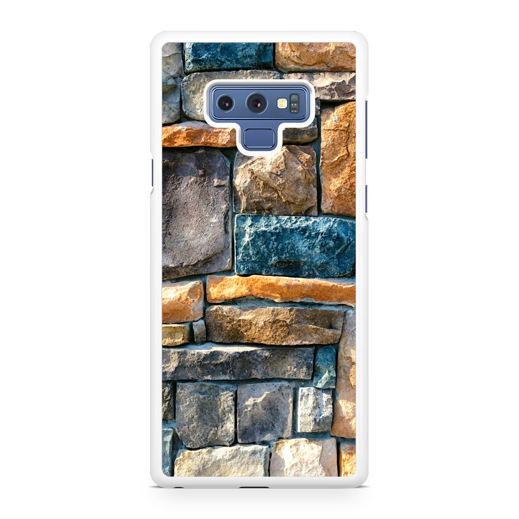 Colored Stone Piles Galaxy Note 9 Case