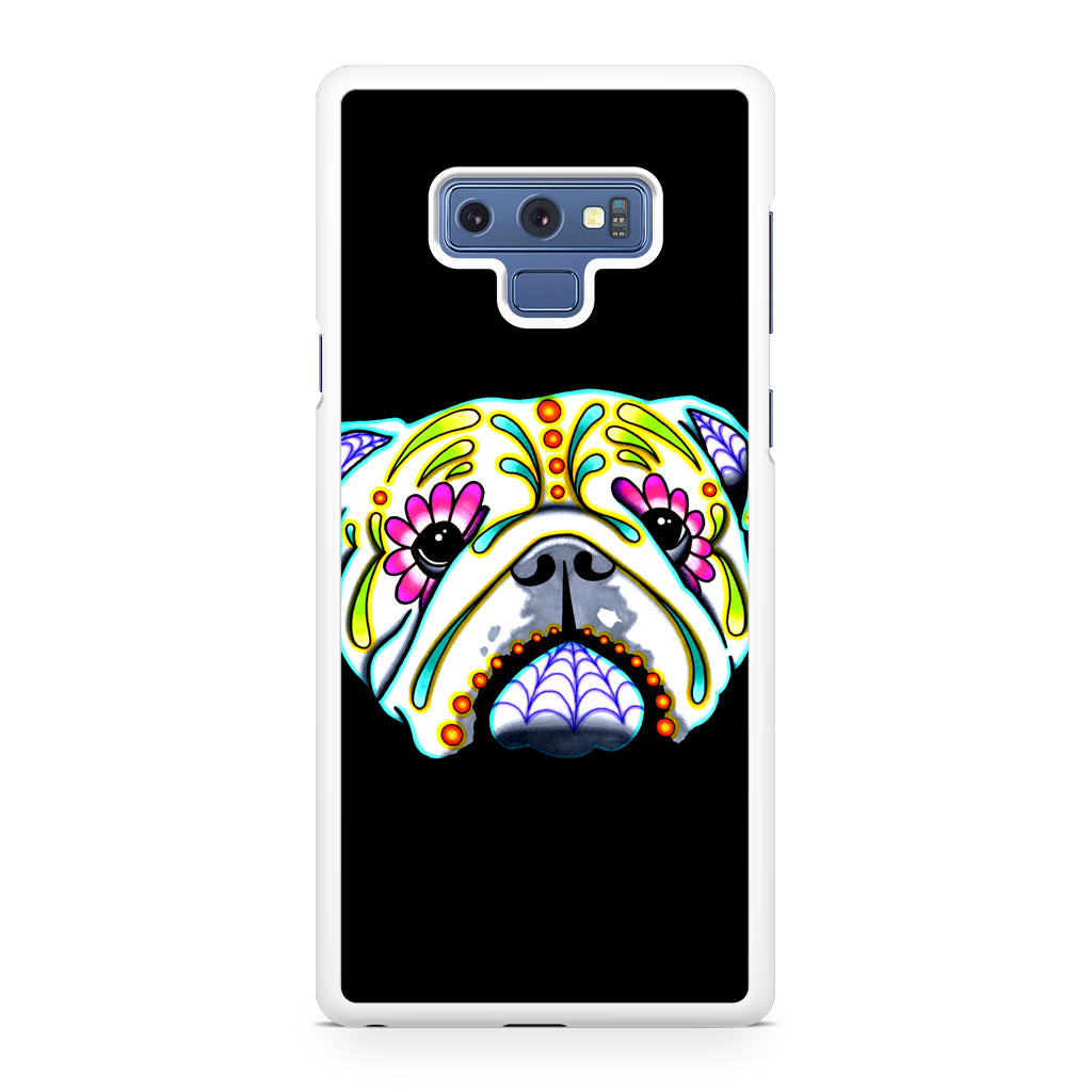 Colorful Bulldog Art Galaxy Note 9 Case