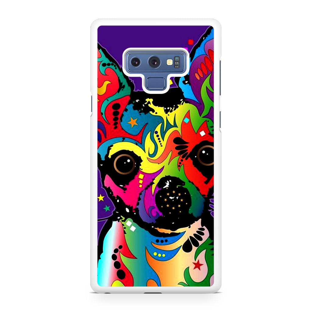 Colorful Chihuahua Galaxy Note 9 Case