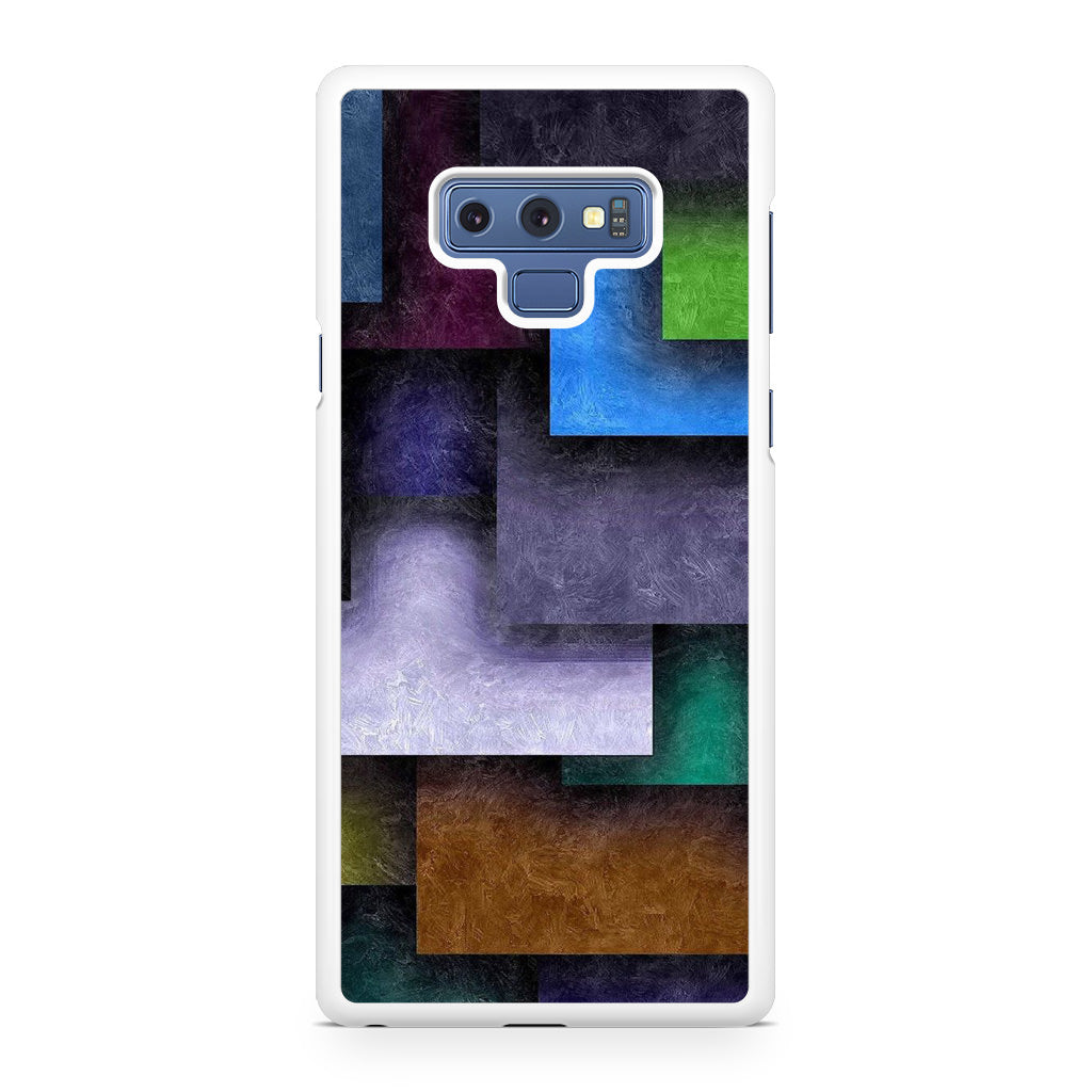 Colorful Rectangel Art Galaxy Note 9 Case