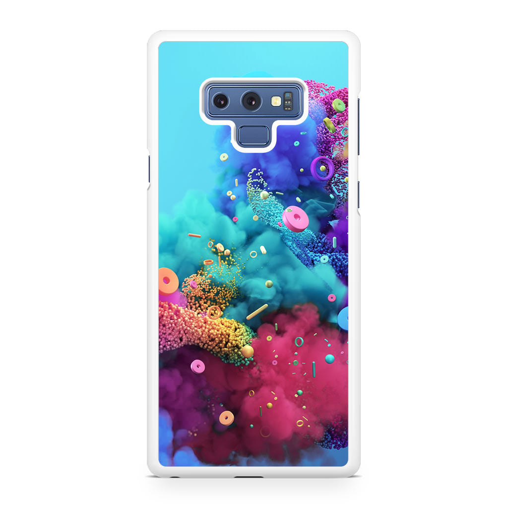 Colorful Smoke Boom Galaxy Note 9 Case