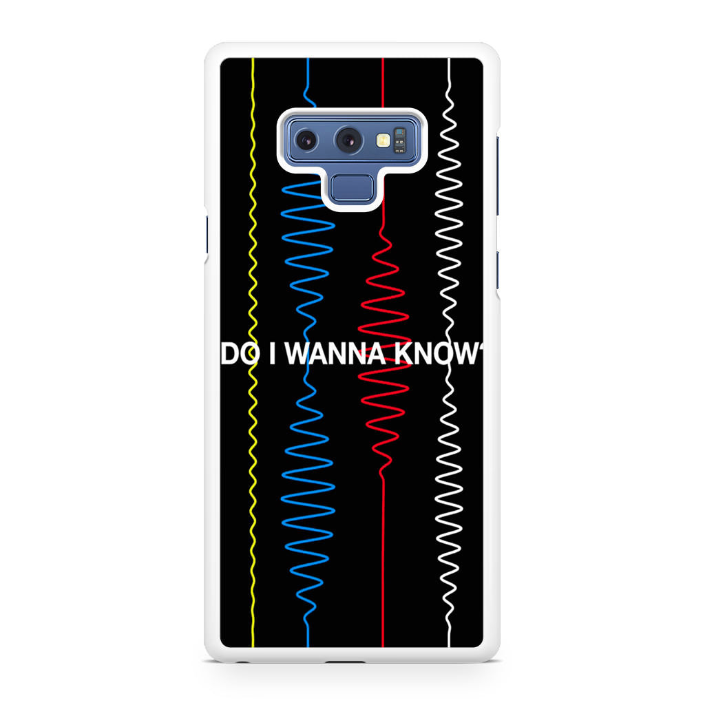 Do I Wanna Know Four Strings Galaxy Note 9 Case