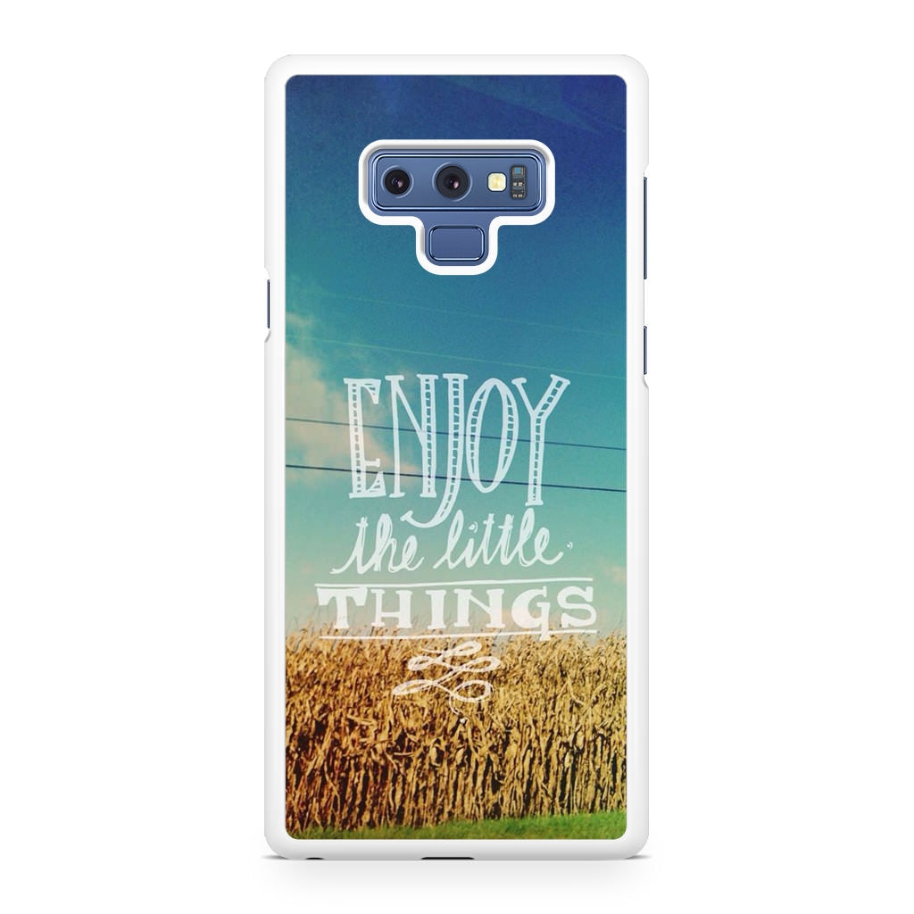 Enjoy The Little Things Galaxy Note 9 Case