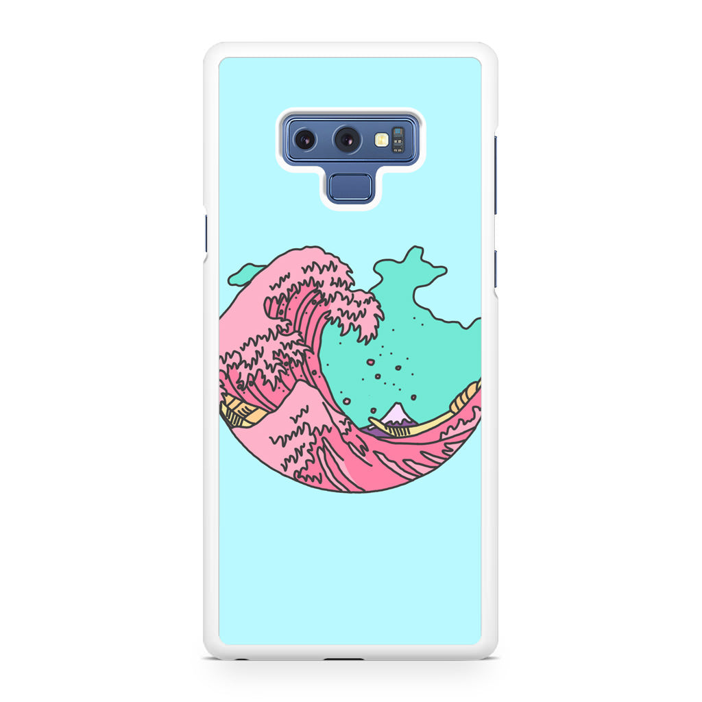 Japanese Pastel Wave Galaxy Note 9 Case