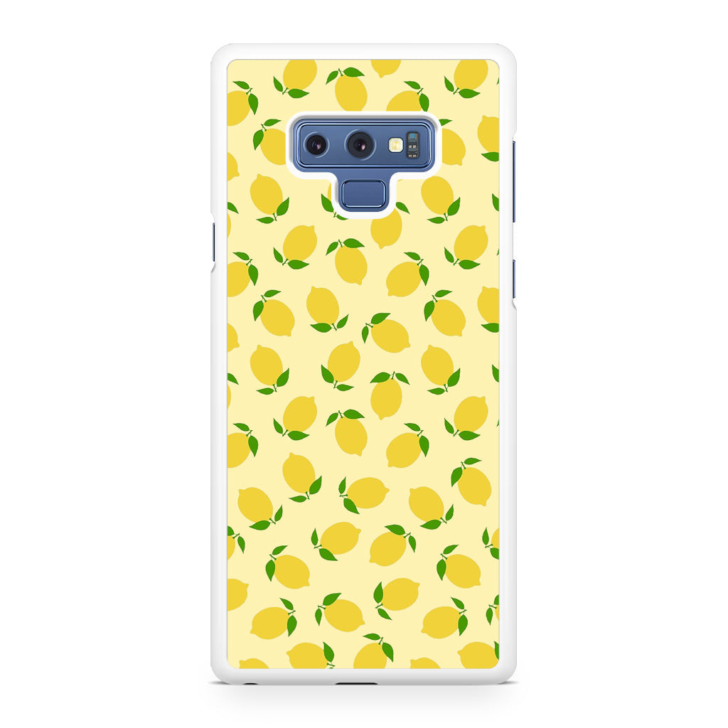 Lemons Fruit Pattern Galaxy Note 9 Case