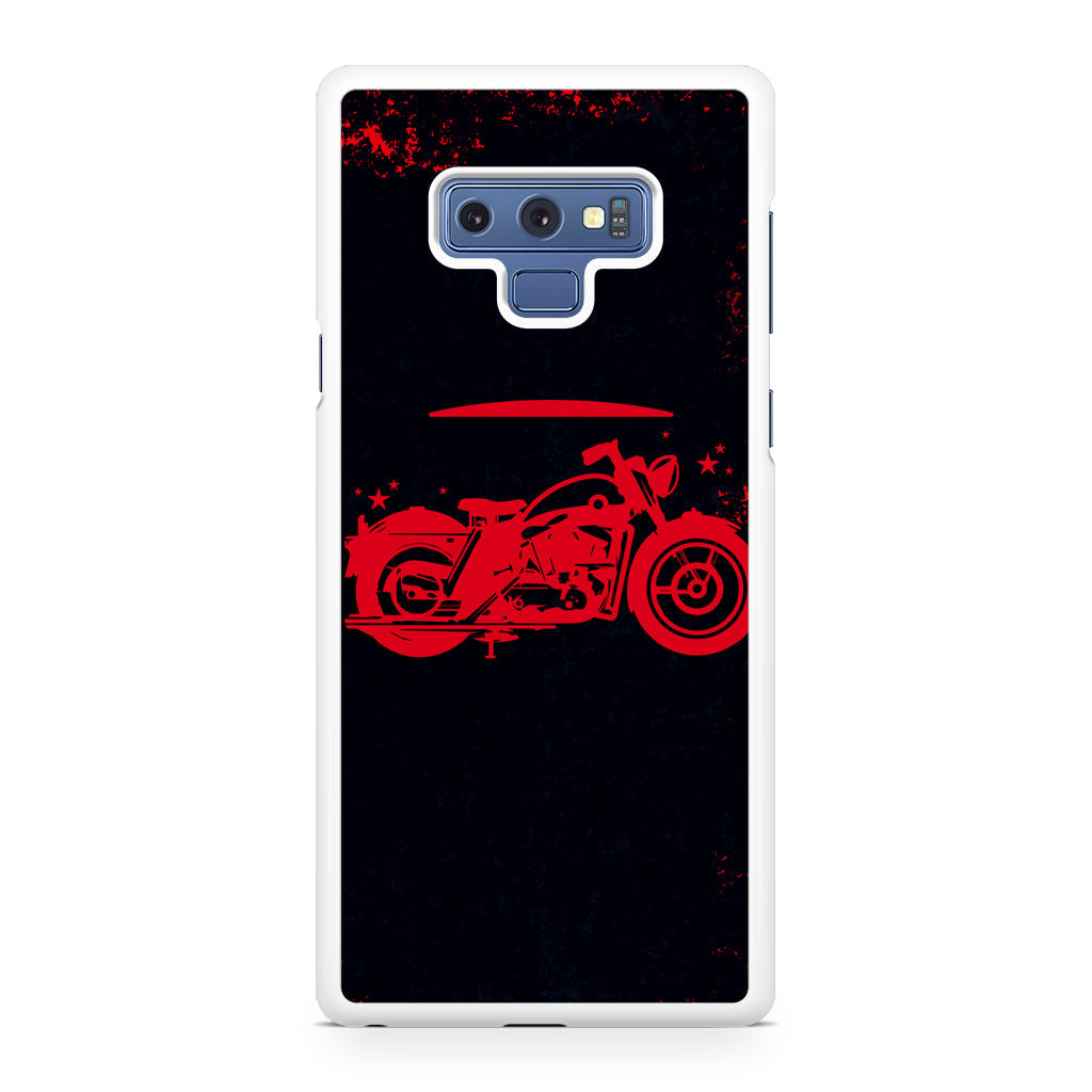 Motorcycle Red Art Galaxy Note 9 Case