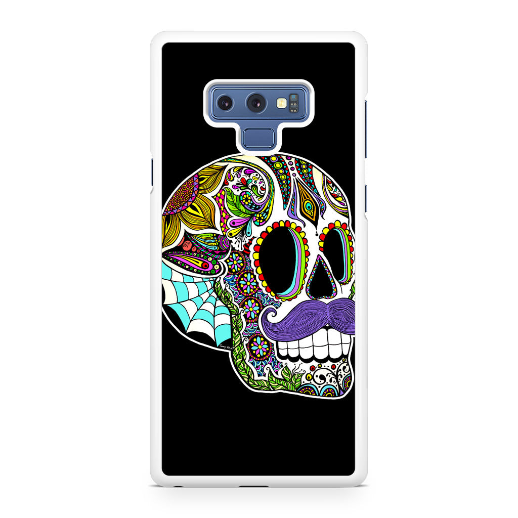 Mustache Sugar Skull Galaxy Note 9 Case