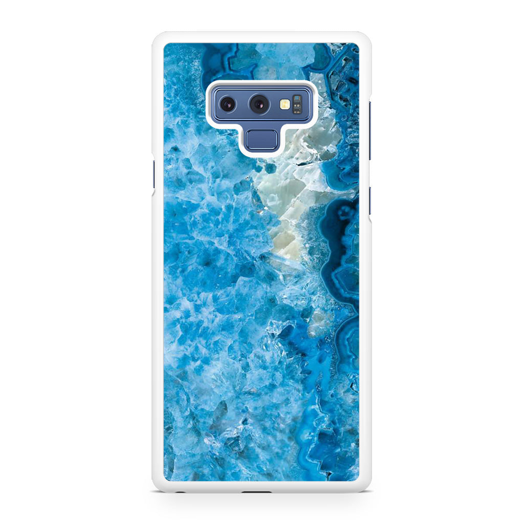 Navy Blue Marble Galaxy Note 9 Case