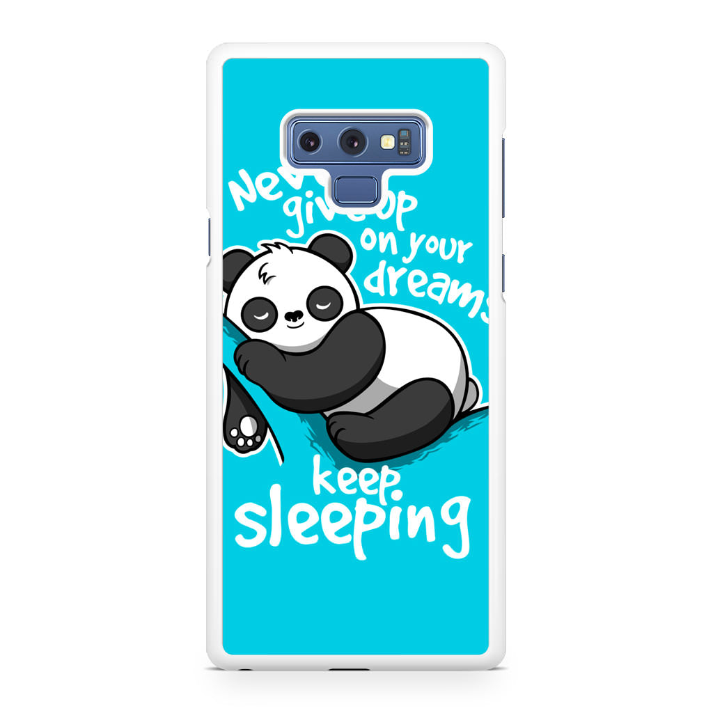 Panda Keep Sleeping Galaxy Note 9 Case