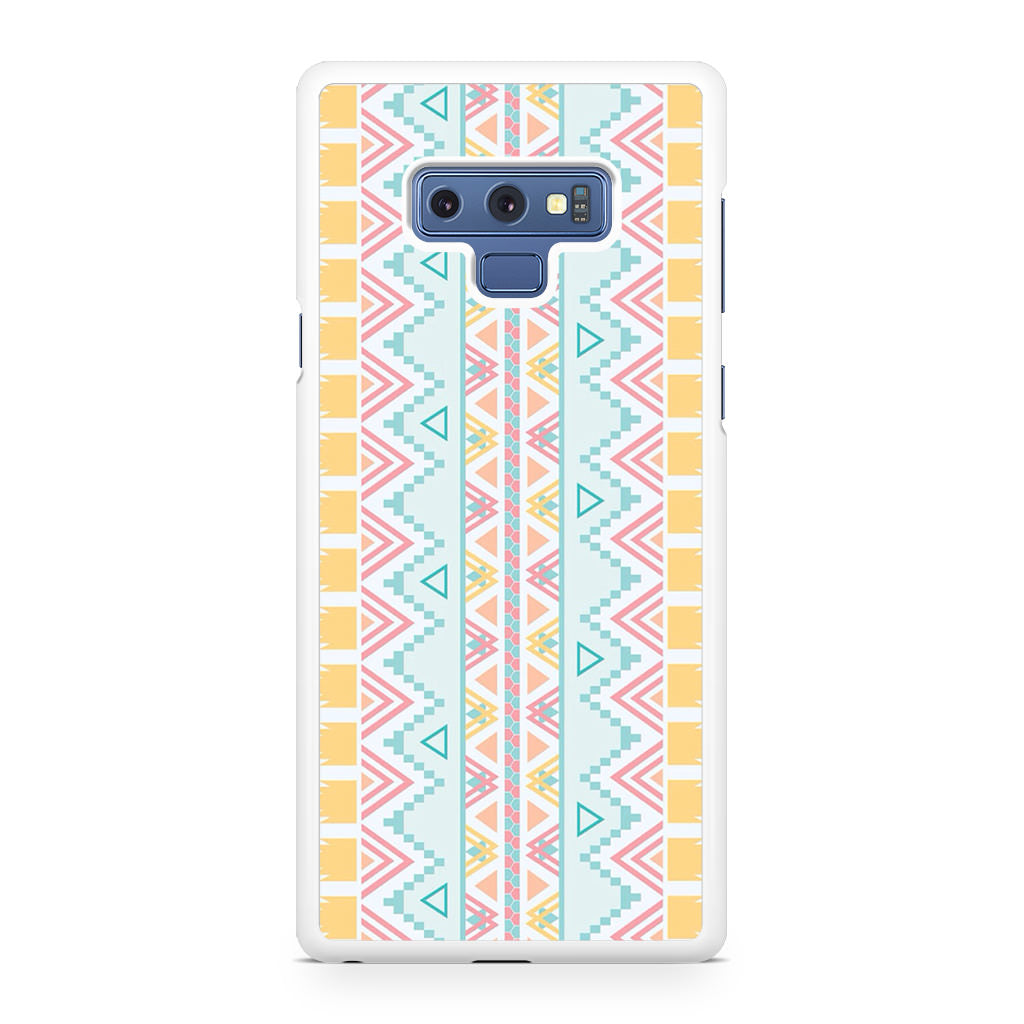 Peach Aztec Pattern Galaxy Note 9 Case