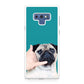 Pug is on the Phone Galaxy Note 9 Case