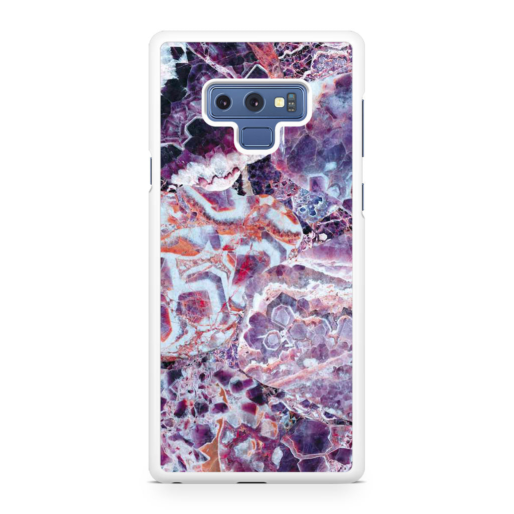 Purple Marble Galaxy Note 9 Case