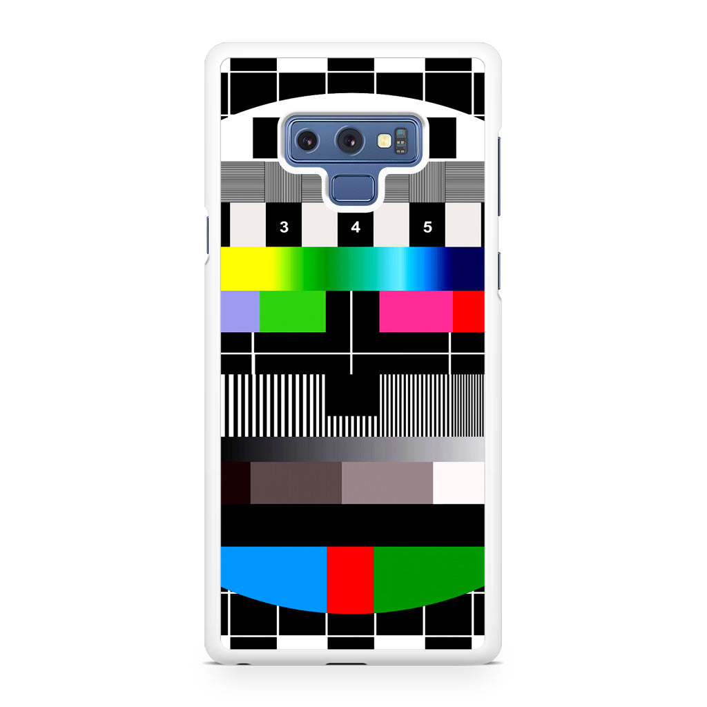 Scheme Pause TV Colorful Mesh Galaxy Note 9 Case