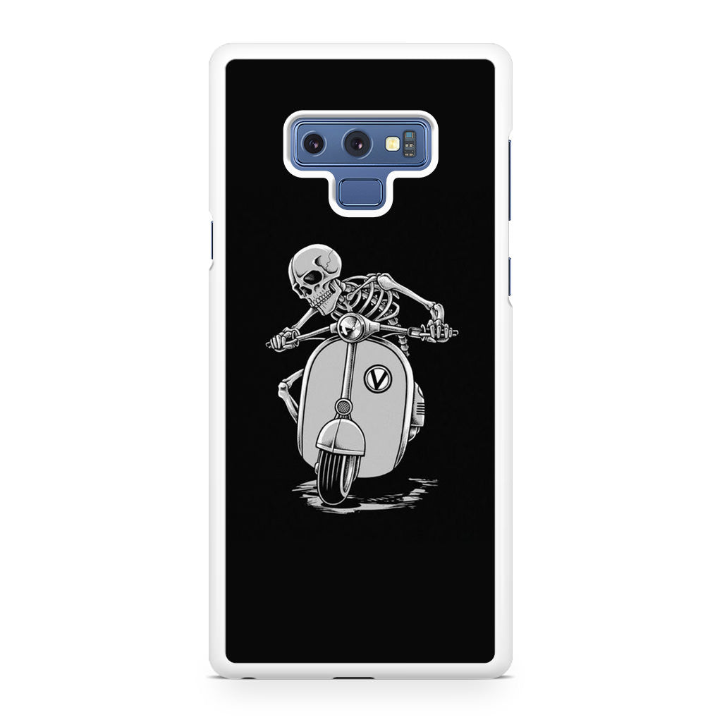 Skeleton Rides Scooter Galaxy Note 9 Case