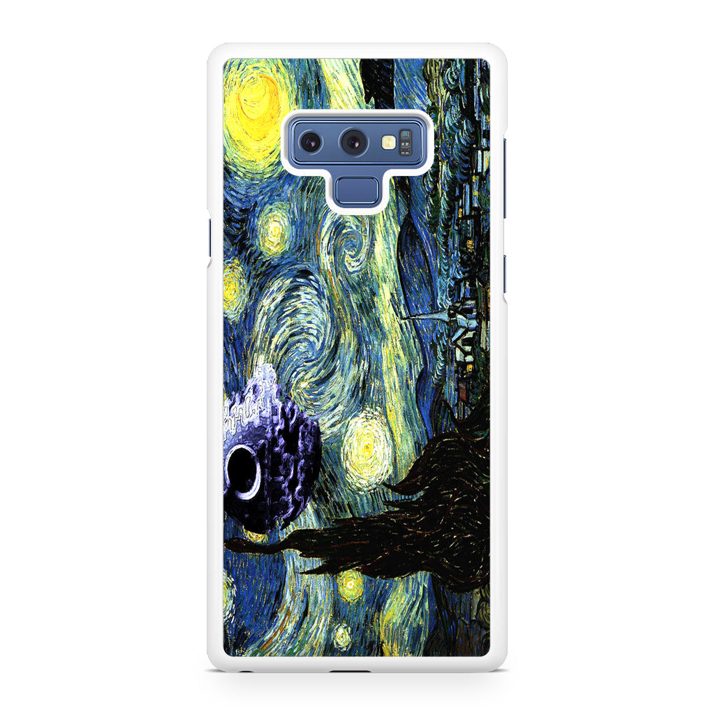 Skellington on a Starry Night Galaxy Note 9 Case
