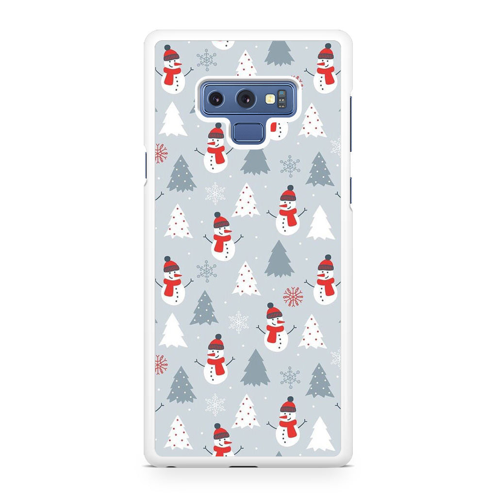 Snowmans Pattern Galaxy Note 9 Case