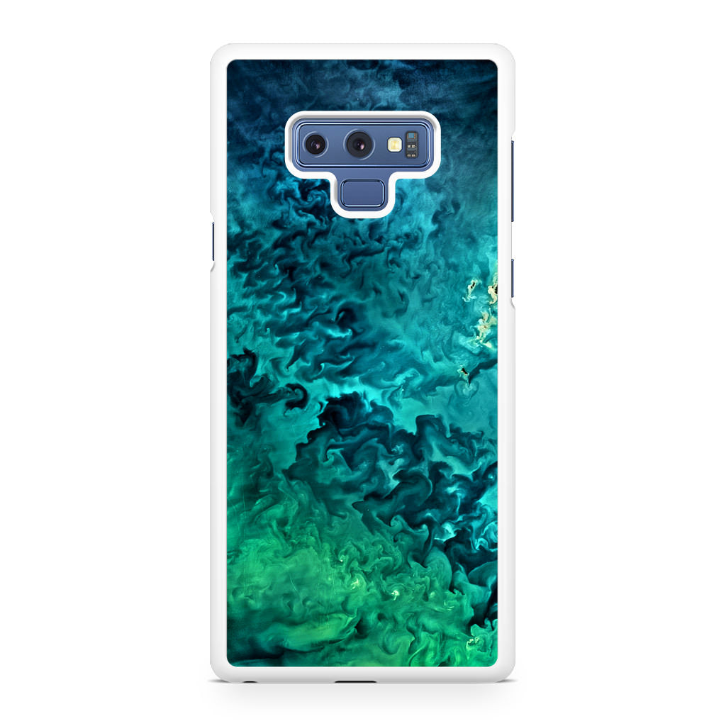 Swirls In The Yellow Sea Galaxy Note 9 Case