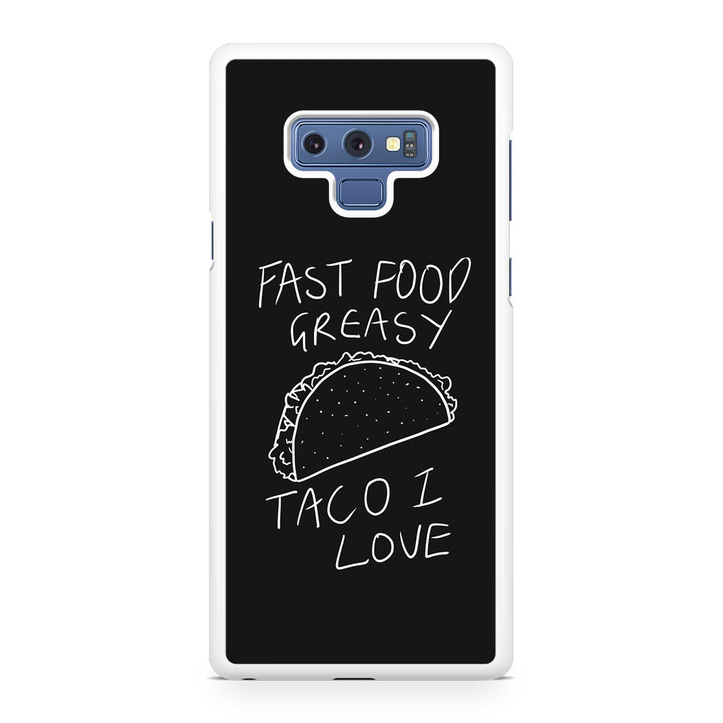 Taco Lover Galaxy Note 9 Case