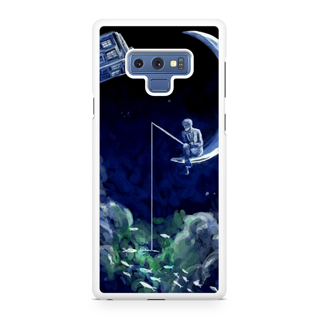 Tardis Walking To The Moon Galaxy Note 9 Case