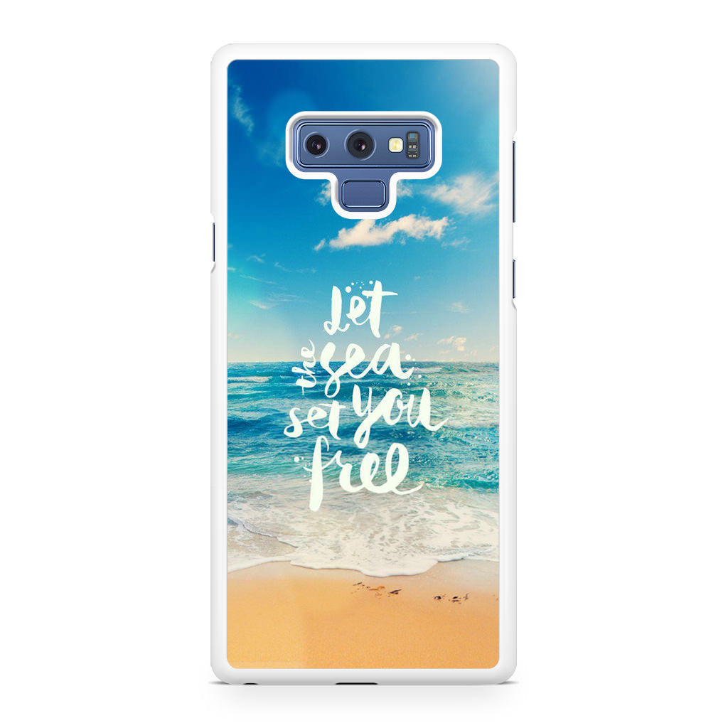 The Sea Set You Free Galaxy Note 9 Case