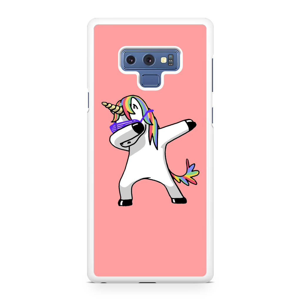 Unicorn Dabbing Pink Galaxy Note 9 Case