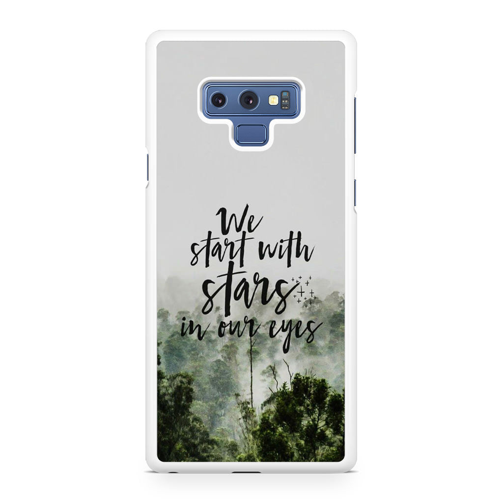 We Start with Stars Galaxy Note 9 Case