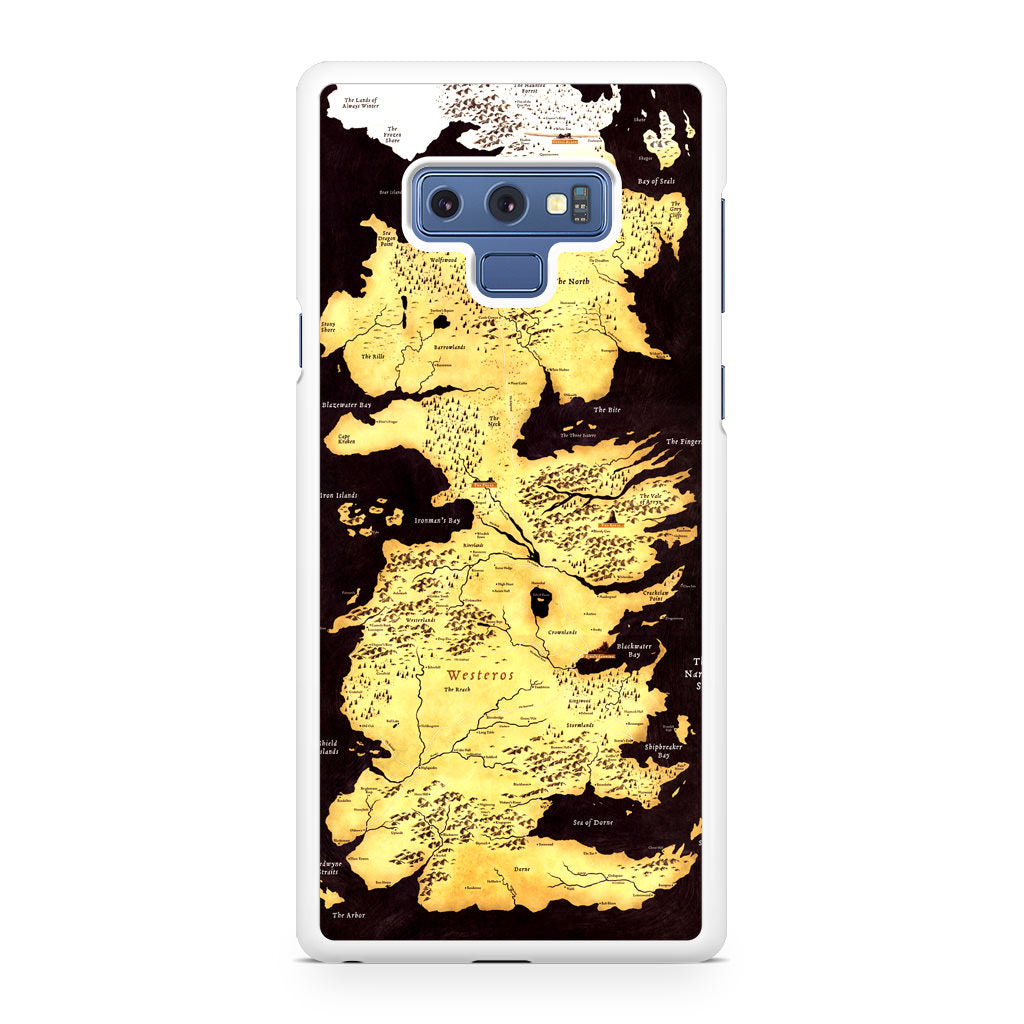 Westeros Map Galaxy Note 9 Case