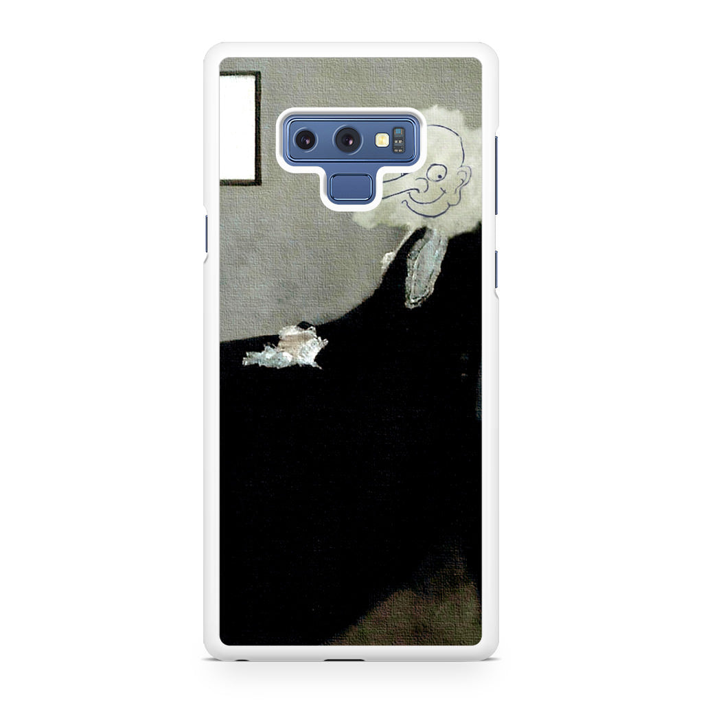 Whistler's Mother by Mr. Bean Galaxy Note 9 Case