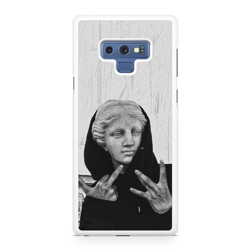 Greek Statue Wearing Hoodie Galaxy Note 9 Case