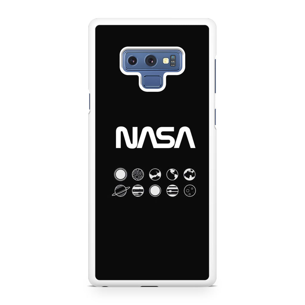 NASA Minimalist Galaxy Note 9 Case