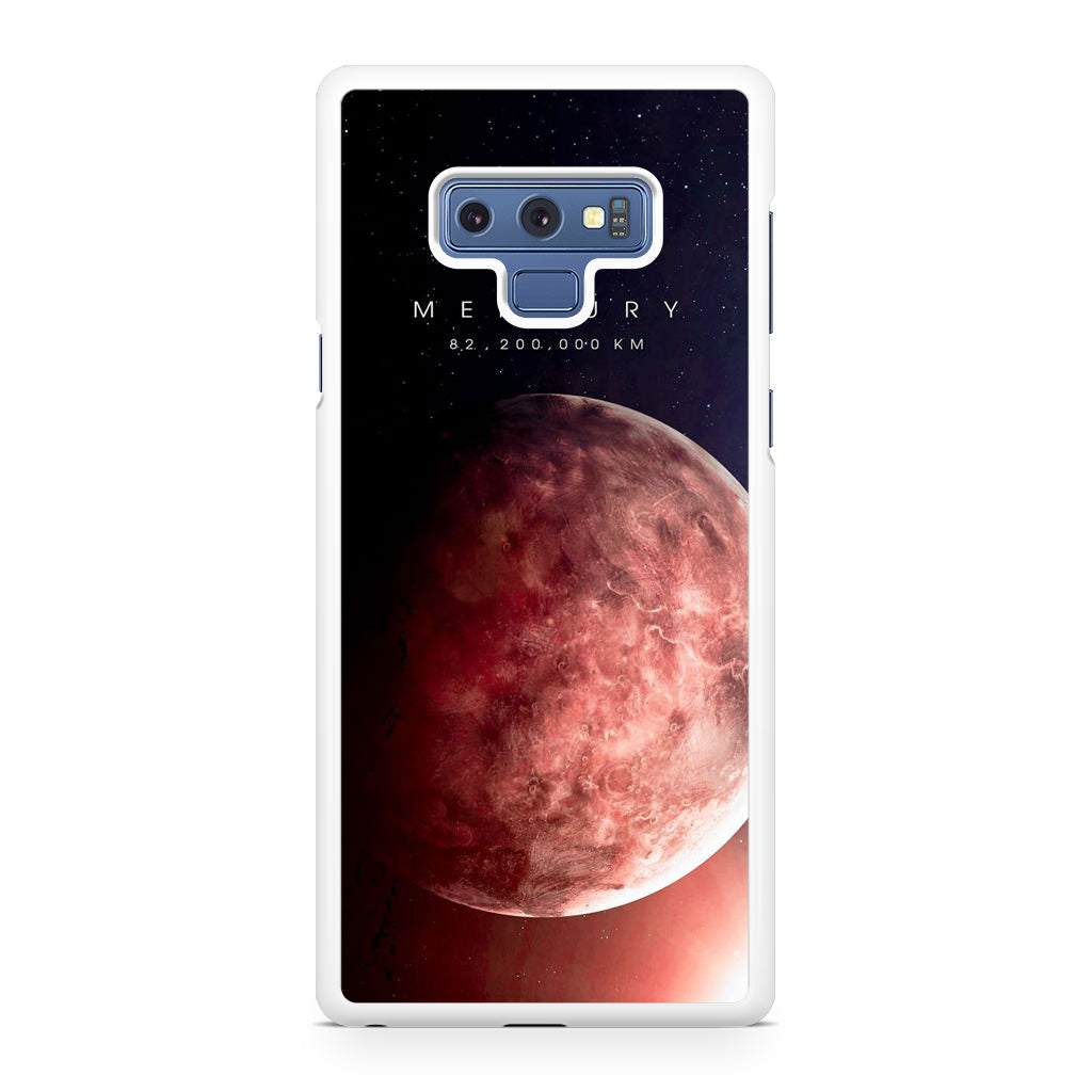 Planet Mercury Galaxy Note 9 Case