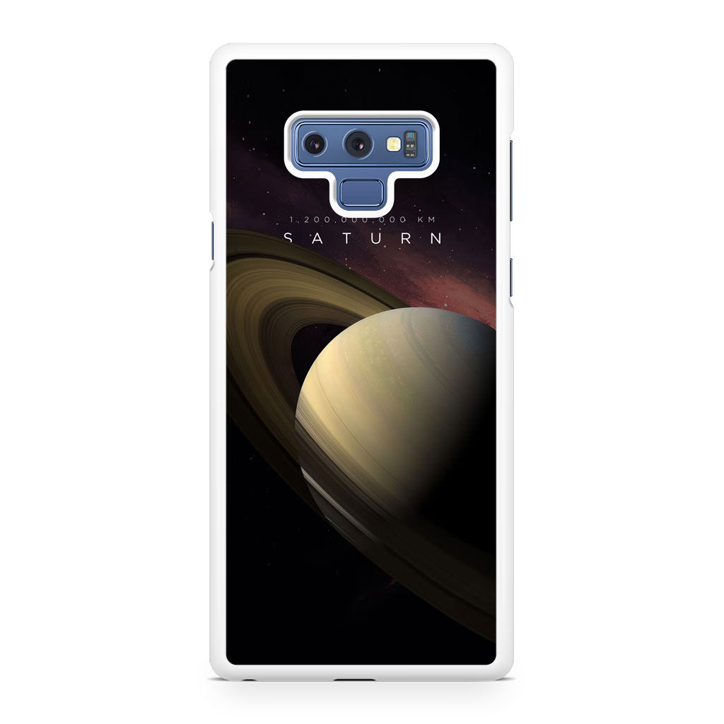 Planet Saturn Galaxy Note 9 Case