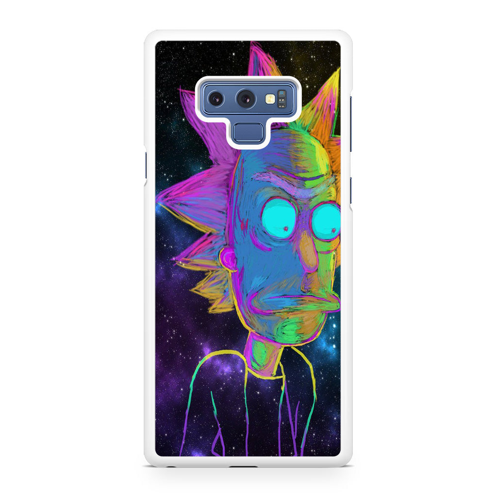 Rick Colorful Crayon Space Galaxy Note 9 Case