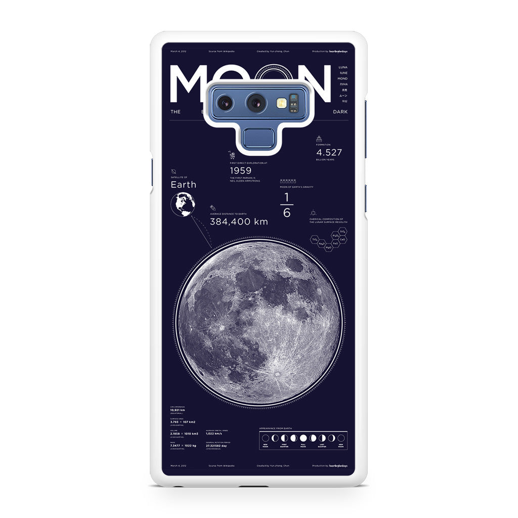 The Moon Galaxy Note 9 Case