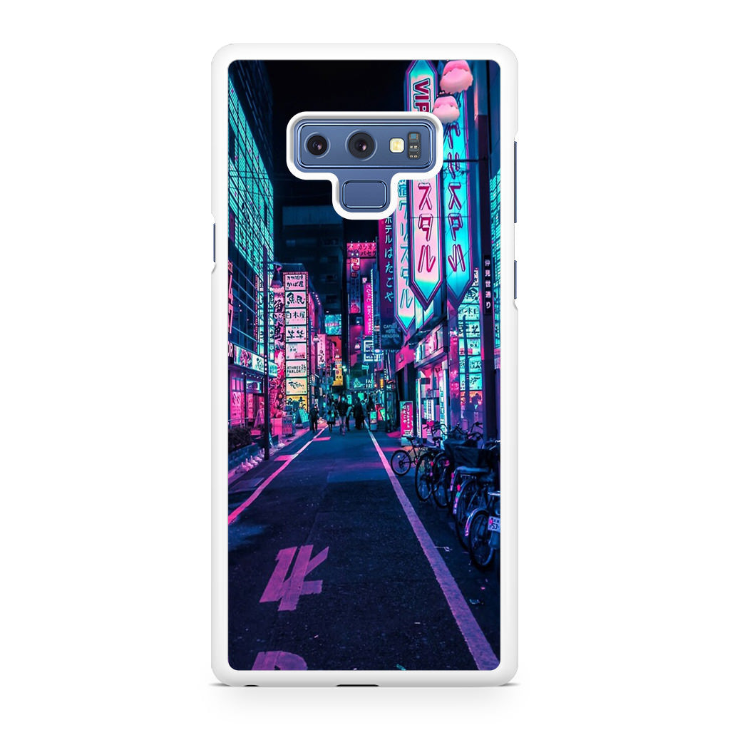 Tokyo Street Wonderful Neon Galaxy Note 9 Case