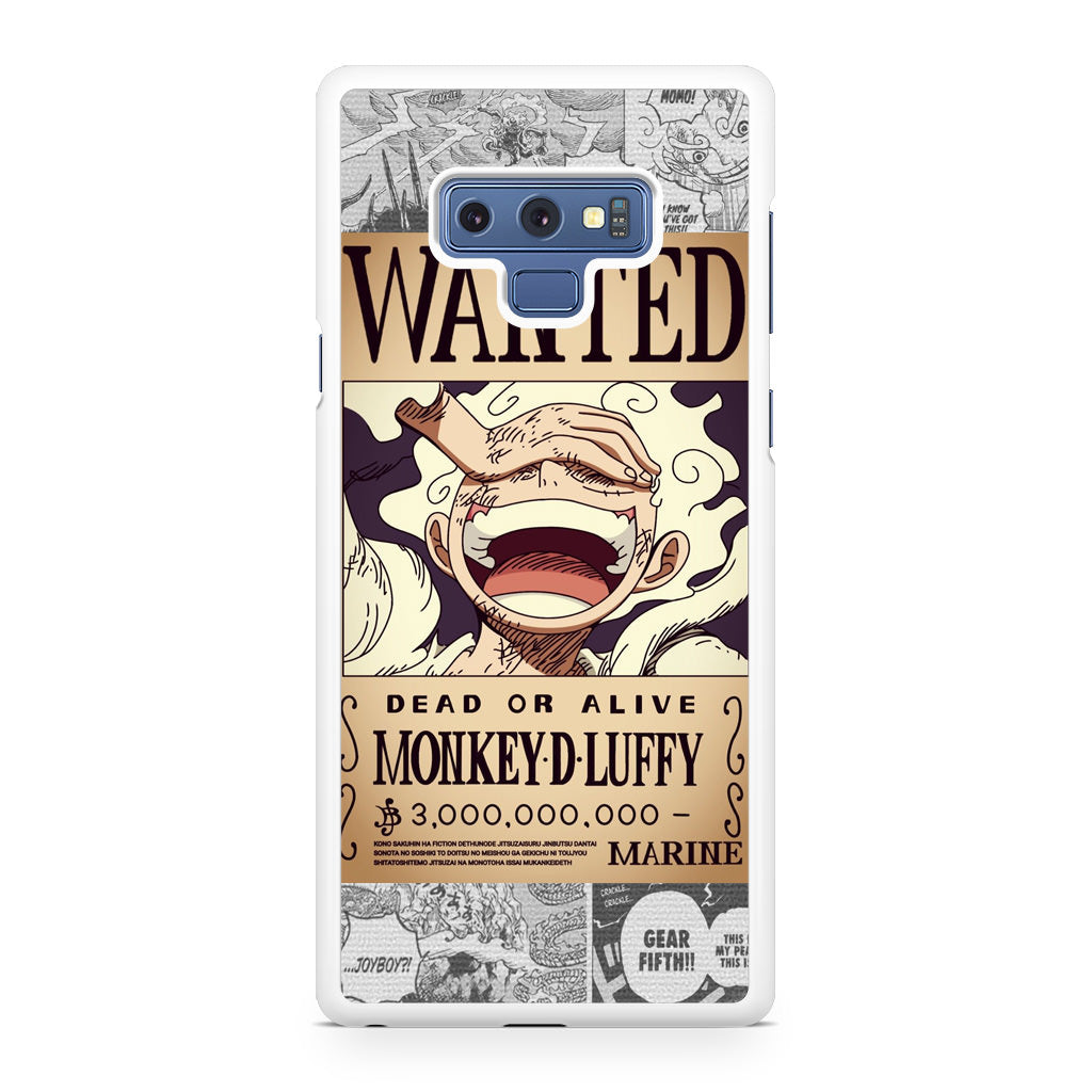 Gear 5 Wanted Poster Galaxy Note 9 Case