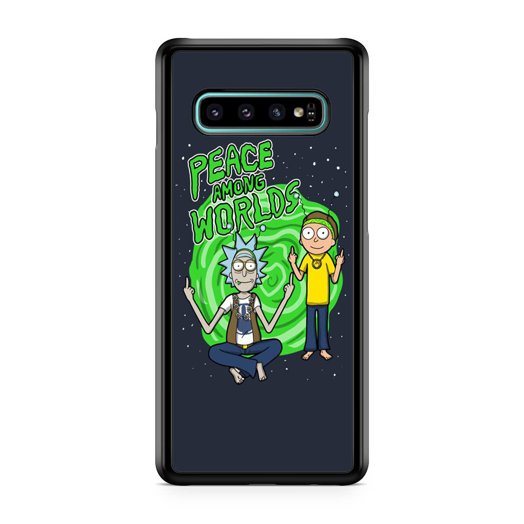 Rick And Morty Peace Among Worlds Galaxy S10 Plus Case