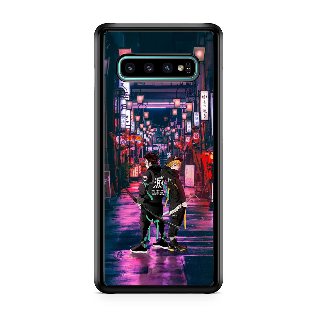 Tanjiro And Zenitsu in Style Galaxy S10 Plus Case